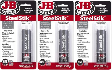 jb weld for sheet metal|SteelStik Epoxy Putty .